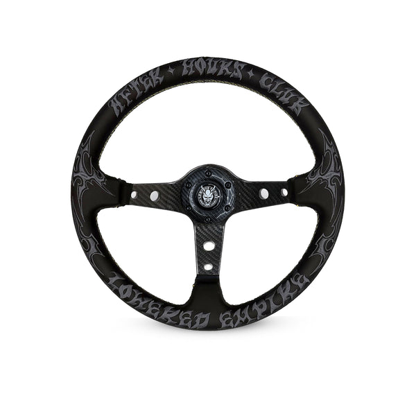 Carbon Fiber After Hours Club AH-2 Steering Wheel 350mm- Lowered Empire