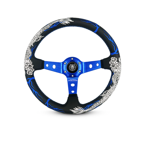 Blue Dragon's Breath DB-2 Steering Wheel 350mm- Lowered Empire