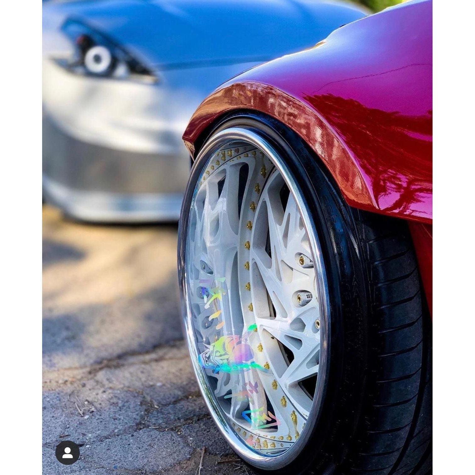 15" Japanese Oni Mask Decal - Loweredempire