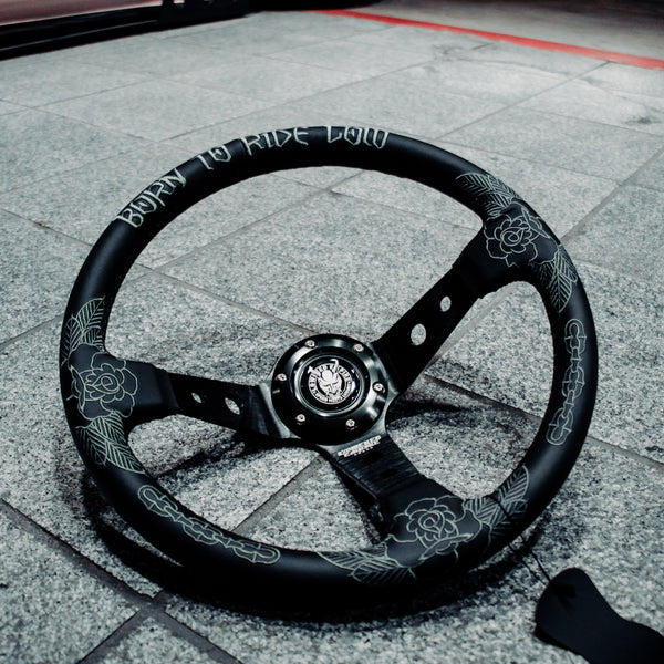 Limited Black Killer Roses 330mm Steering Wheel