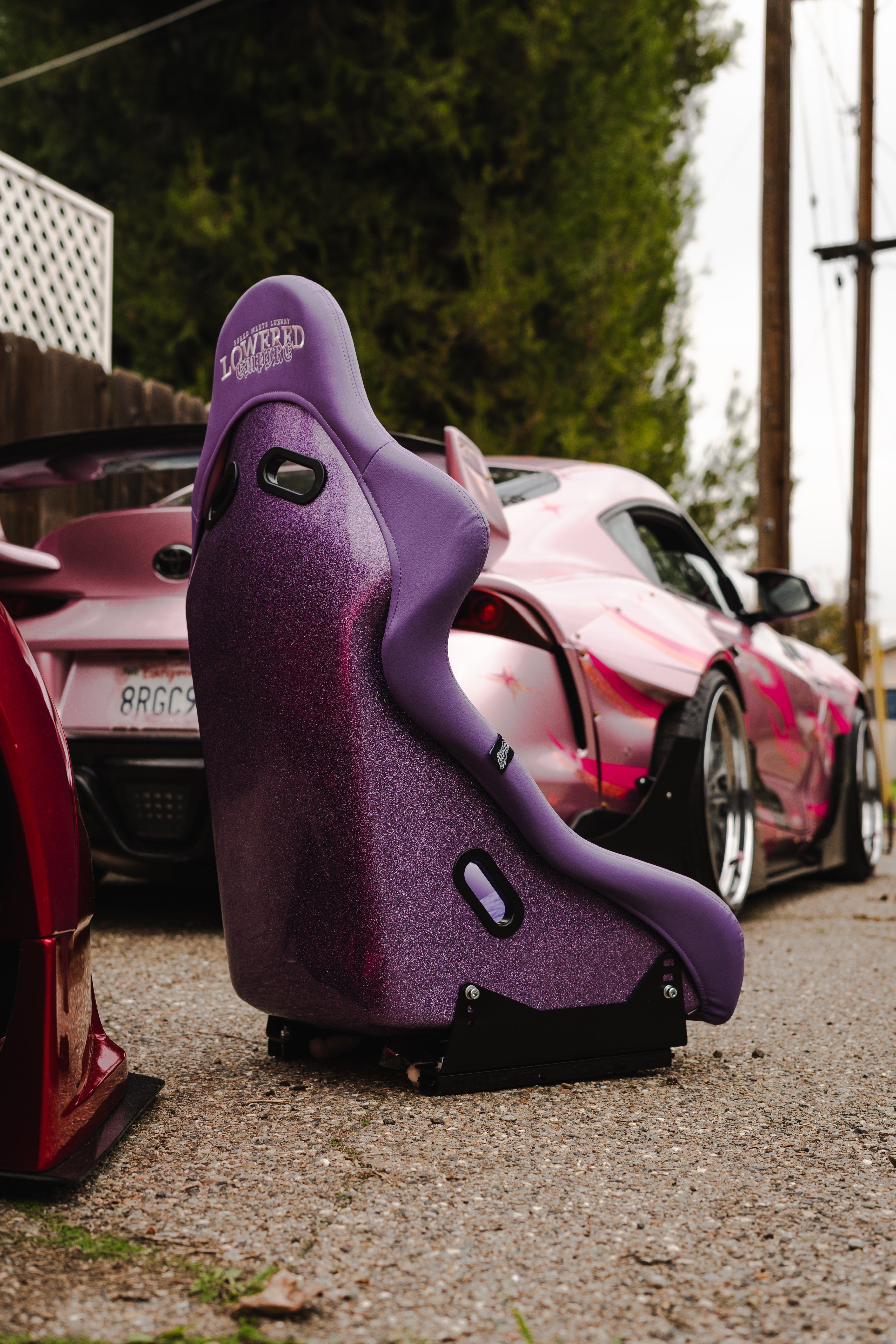 Cyber Collection Purple Racing Seat – Ultra Sparkle Shell | Premium JDM Bucket Seat- Pre Order
