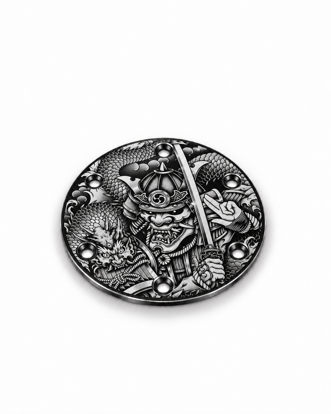 Samurai Dragon Universal Etched Horn Delete Plate