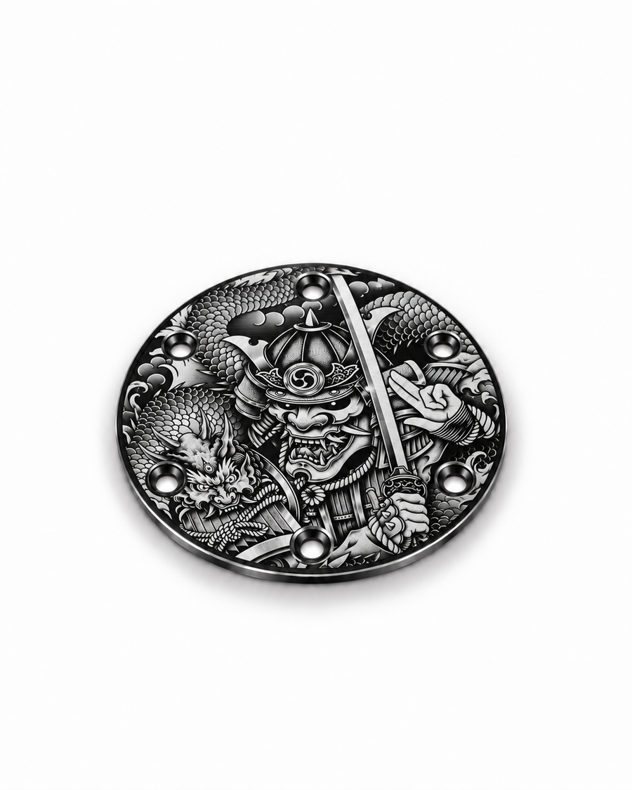 Samurai Dragon Universal Etched Horn Delete Plate