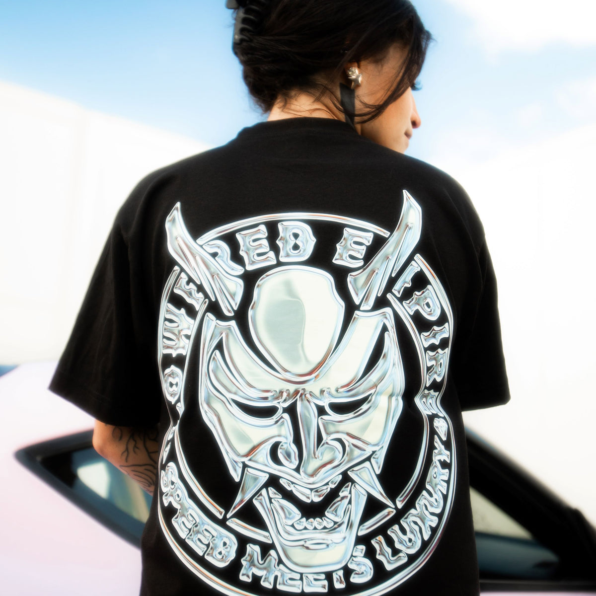Lowered Empire Chromed Out Logo Tee