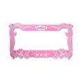 Pink Japanese Dragon Acrylic License Plate Frames