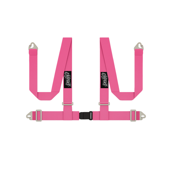 Lowered Empire Flamed Harness Belt- Pink- Pre order