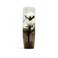 Clear White Glitter Flower Shift Knob | Universal Manual Car Shifter