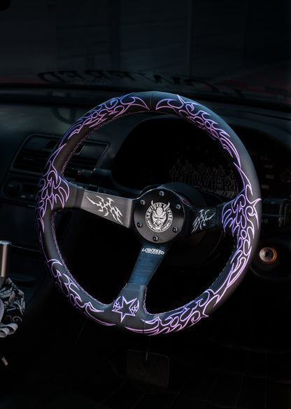 Purple Cybersigilism Street CS-2 Steering Wheel 350mm