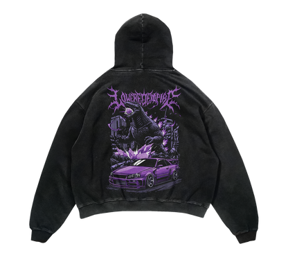 Skyline Acid Wash Premium Hoodie