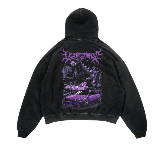 Skyline Acid Wash Premium Hoodie