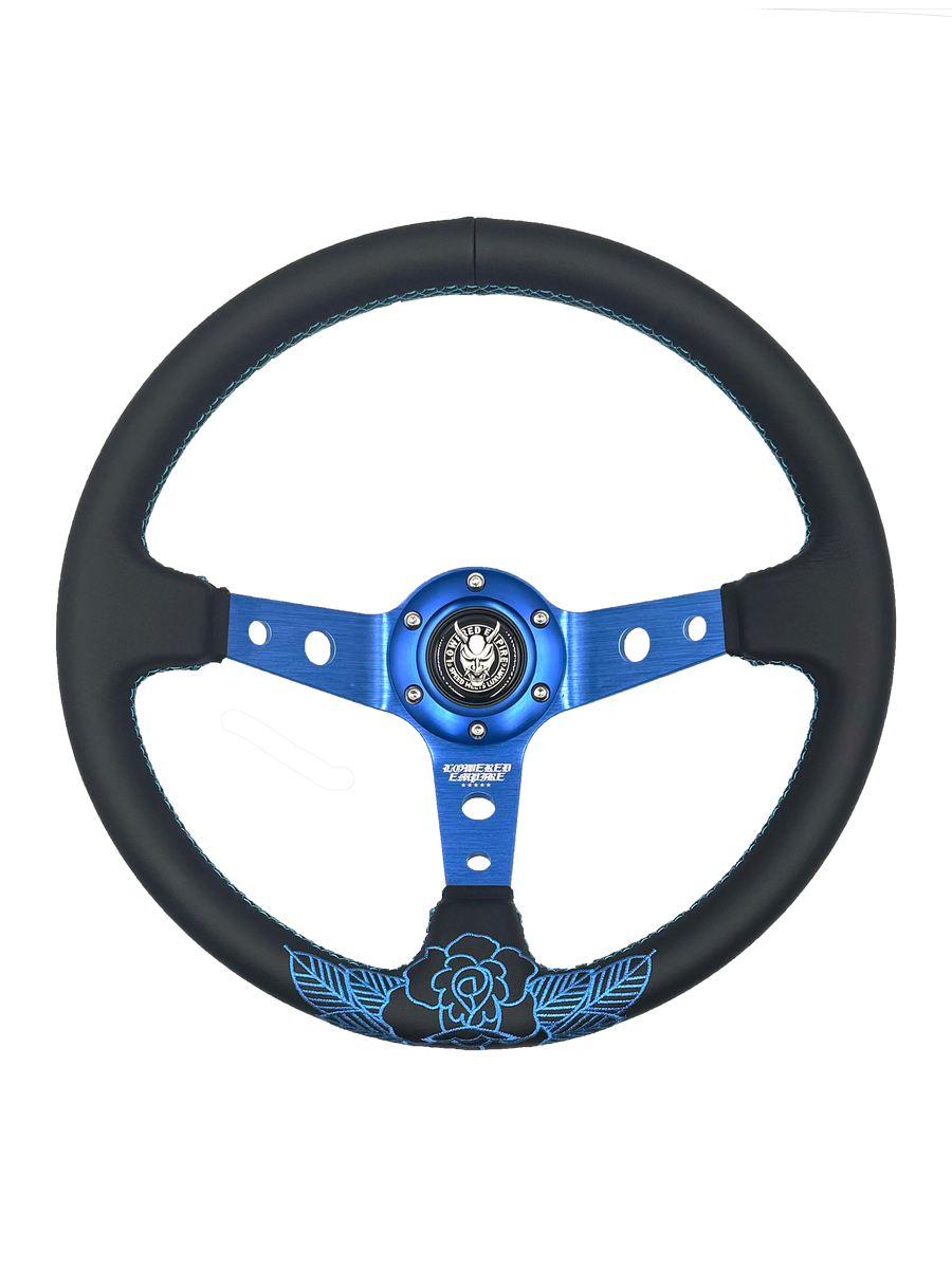 Teal Blue Rose Steering Premium