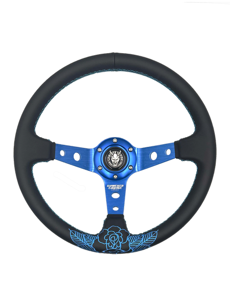 Teal Blue Rose Steering Premium