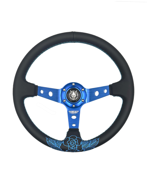 Teal Blue Rose Steering Premium