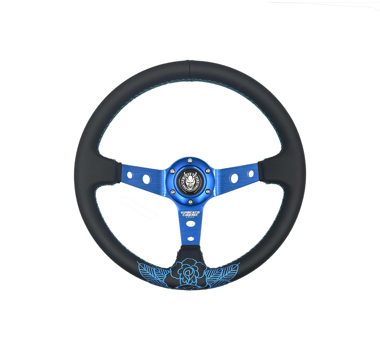 Teal Blue Rose Steering Premium
