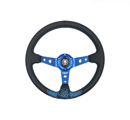 Teal Blue Rose Steering Premium