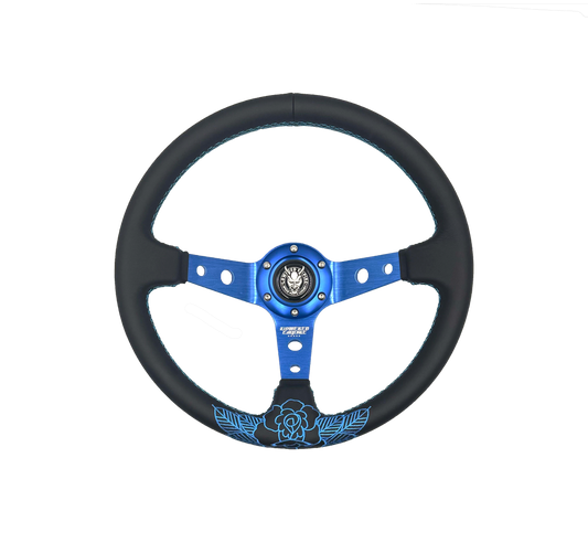 Teal Blue Rose Steering Premium