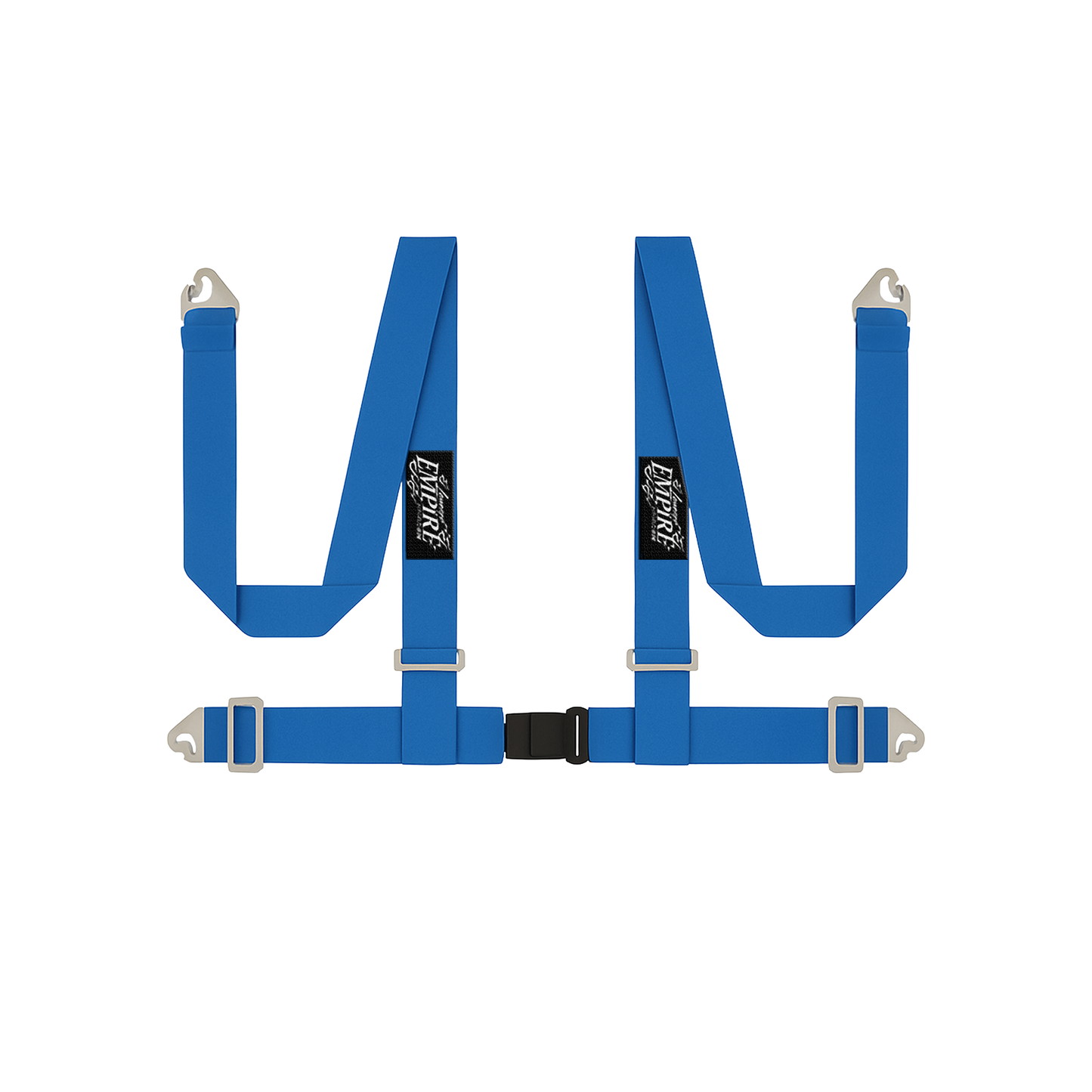 Lowered Empire Flamed Harness Belts- Blue