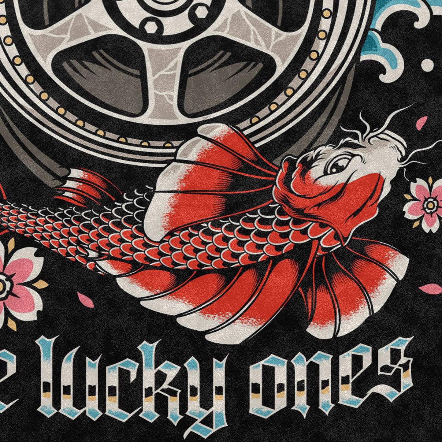 The Lucky Ones koi Fish Tee