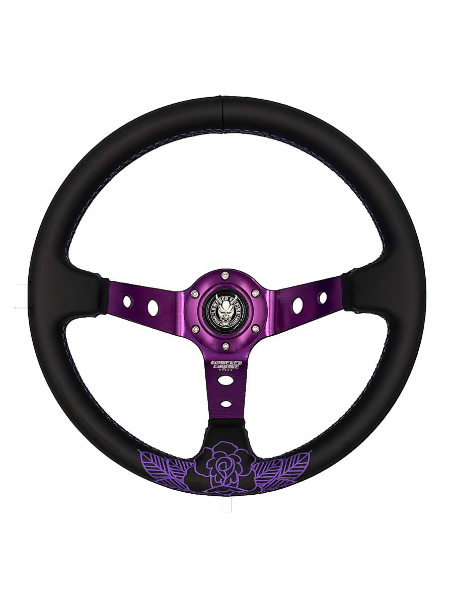 The Purple Rose Steering Wheel