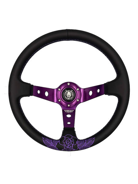 The Purple Rose Steering Wheel