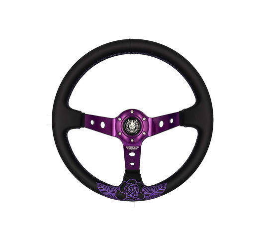 The Purple Rose Steering Wheel