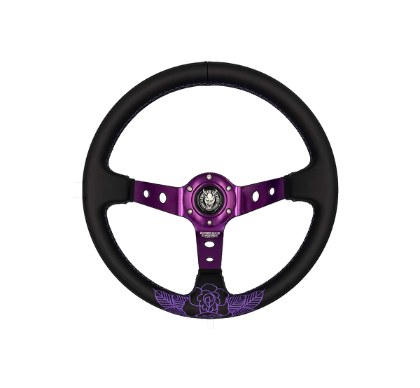 The Purple Rose Steering Wheel