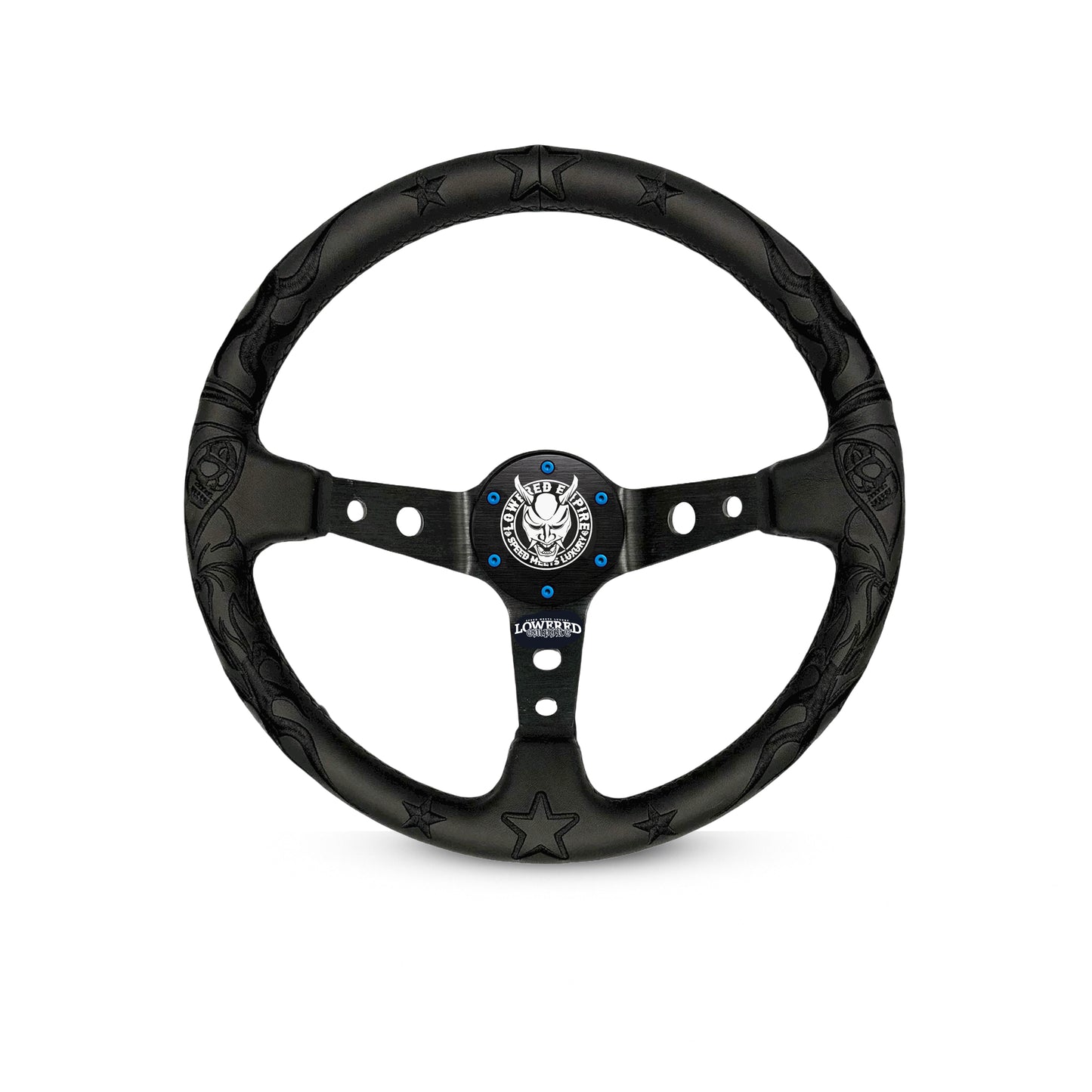 Black Reaper BR-1 Steering Wheel 350mm- Lowered Empire