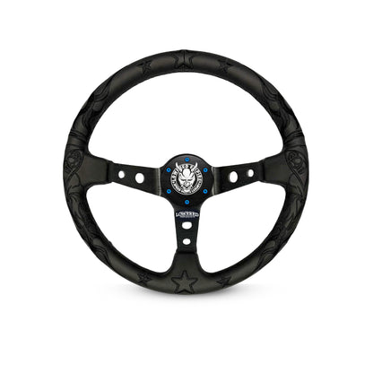 Black Reaper BR-1 Steering Wheel 350mm- Lowered Empire