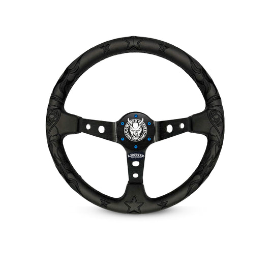 Black Reaper BR-1 Steering Wheel 350mm- Lowered Empire