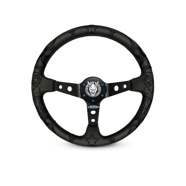 Black Reaper BR-1 Steering Wheel 350mm- Lowered Empire