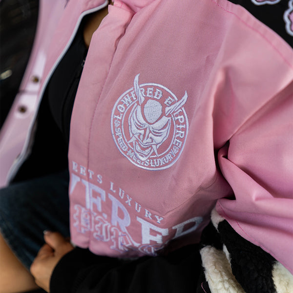 Pink Sakura Racing Checkered Jacket