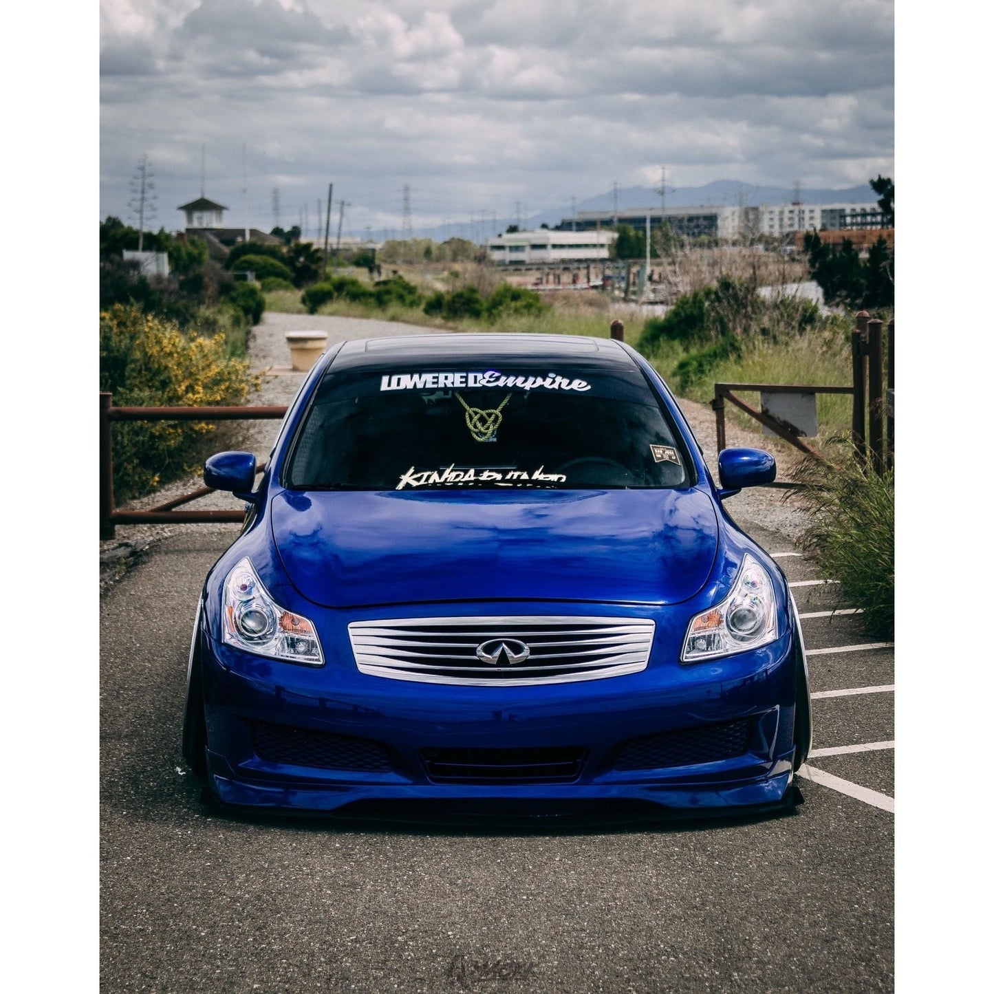 32" Lowered Empire Windsheild Banner - Loweredempire