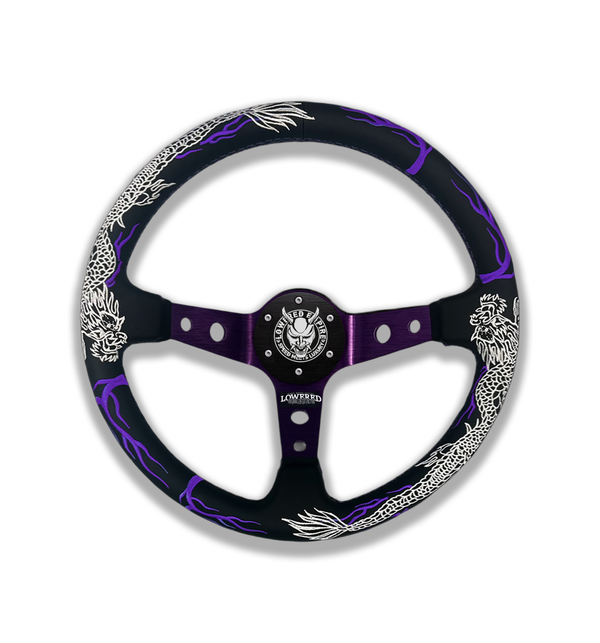 Purple Dragon's Breath DB-4 Steering Wheel 350mm