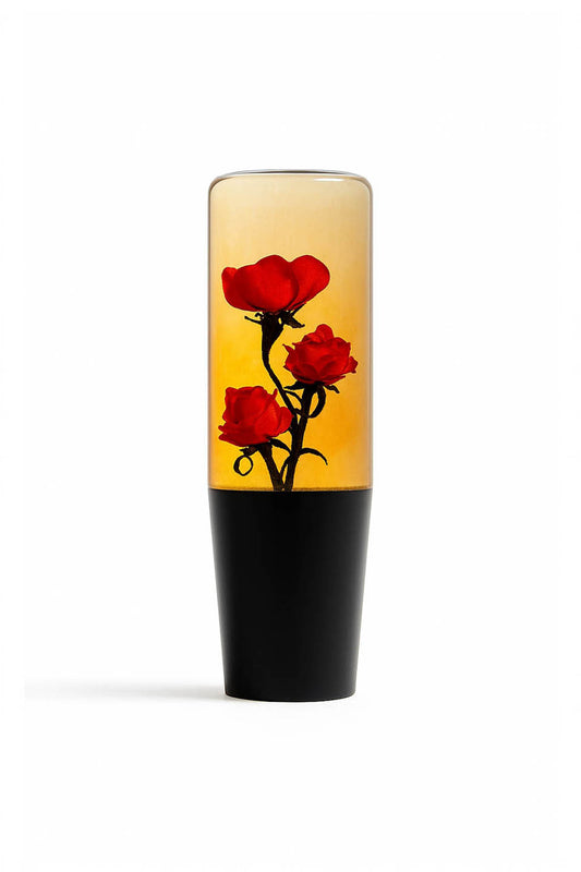 Red Deadly Roses Shift Knob