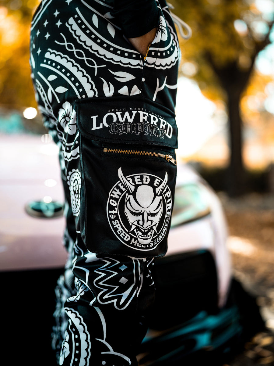 Lowered Empire Paisley Design Joggers