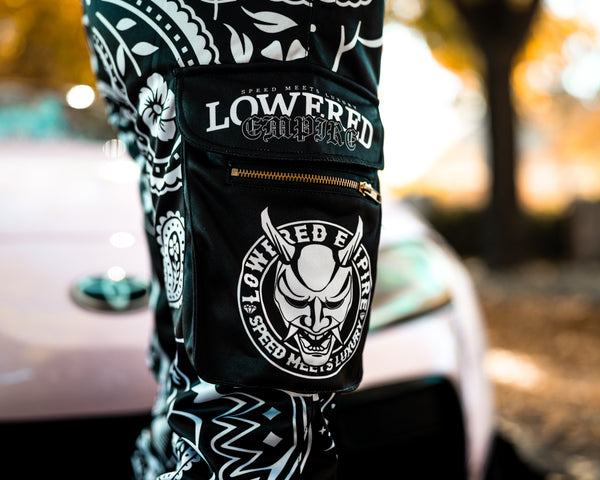 Lowered Empire Paisley Design Joggers