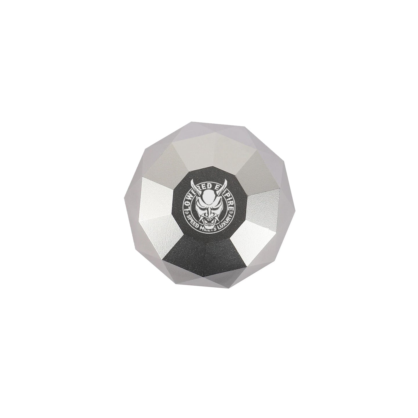 The Silver Diamond Logo Shift Knob | Universal Manual Car Shifter