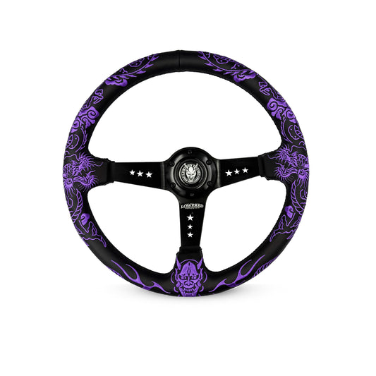 Purple Dragon’s Curse Steering Wheel 350mm- Lowered Empire