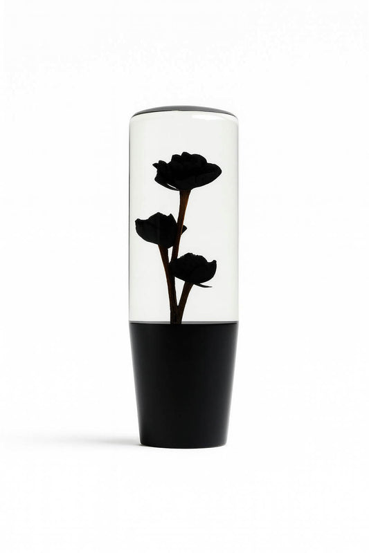 Death Black Roses Shift Knob