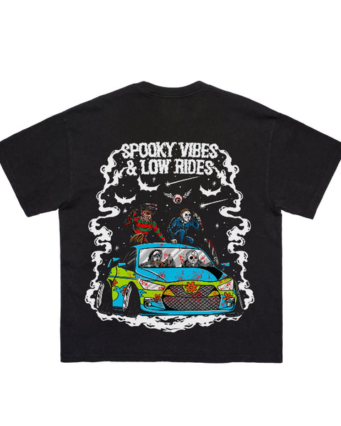 Spooky Vibes And Low Rides Tee