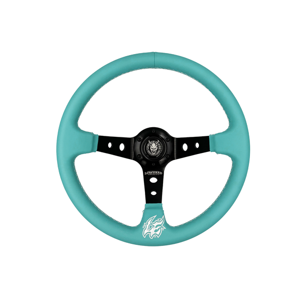 Tiffany Blue Pastel Steering Wheel Collection 350mm PC-5 - Lowered Empire
