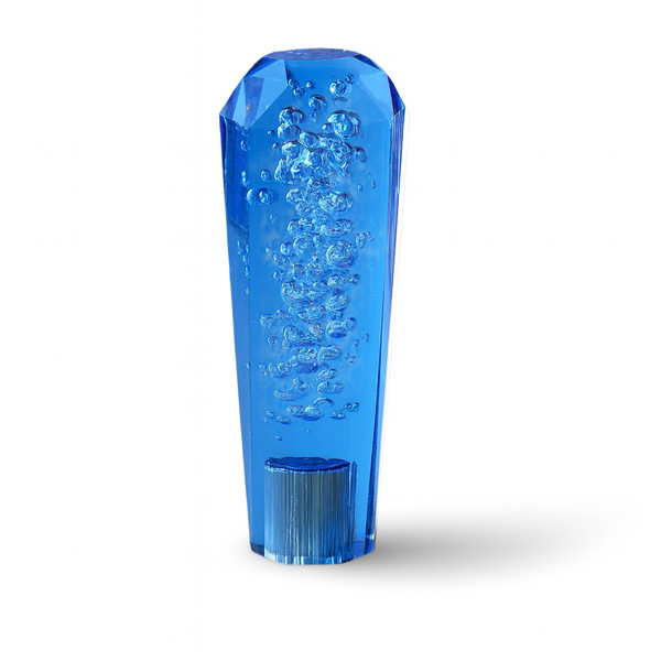 Clear Blue Diamond VIP Style Shift Knob 6" | Universal Manual Car Shifter