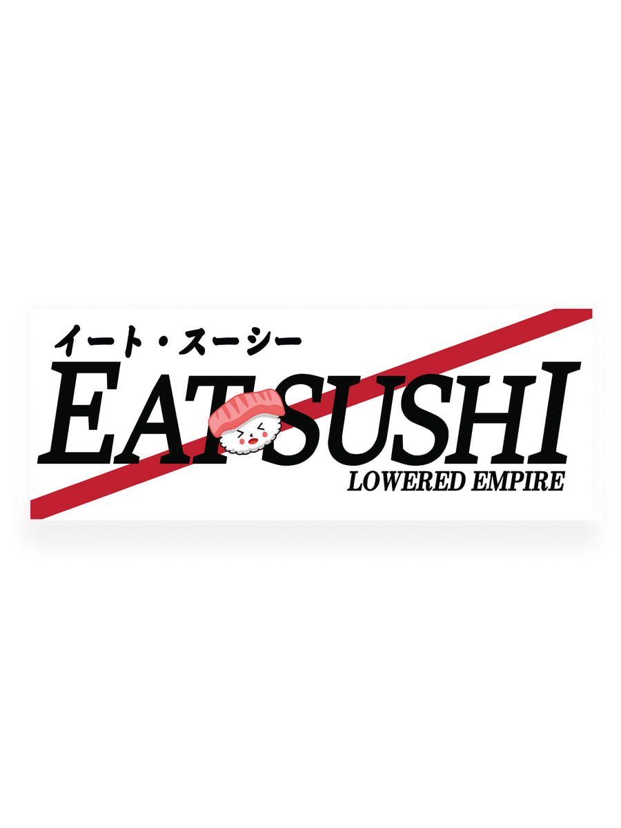 Eat Sushi Slap Sticker