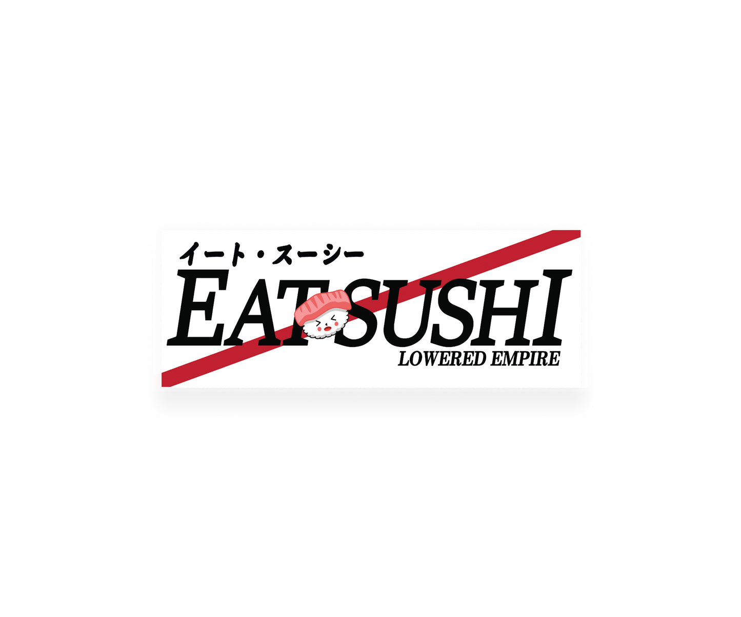 Eat Sushi Slap Sticker
