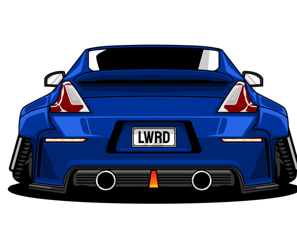 370z Mini Sticker Decal