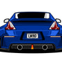 370z Mini Sticker Decal