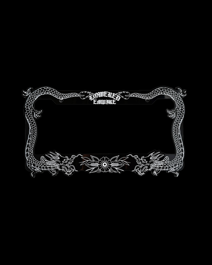 Japanese Dragon License Plate Frames