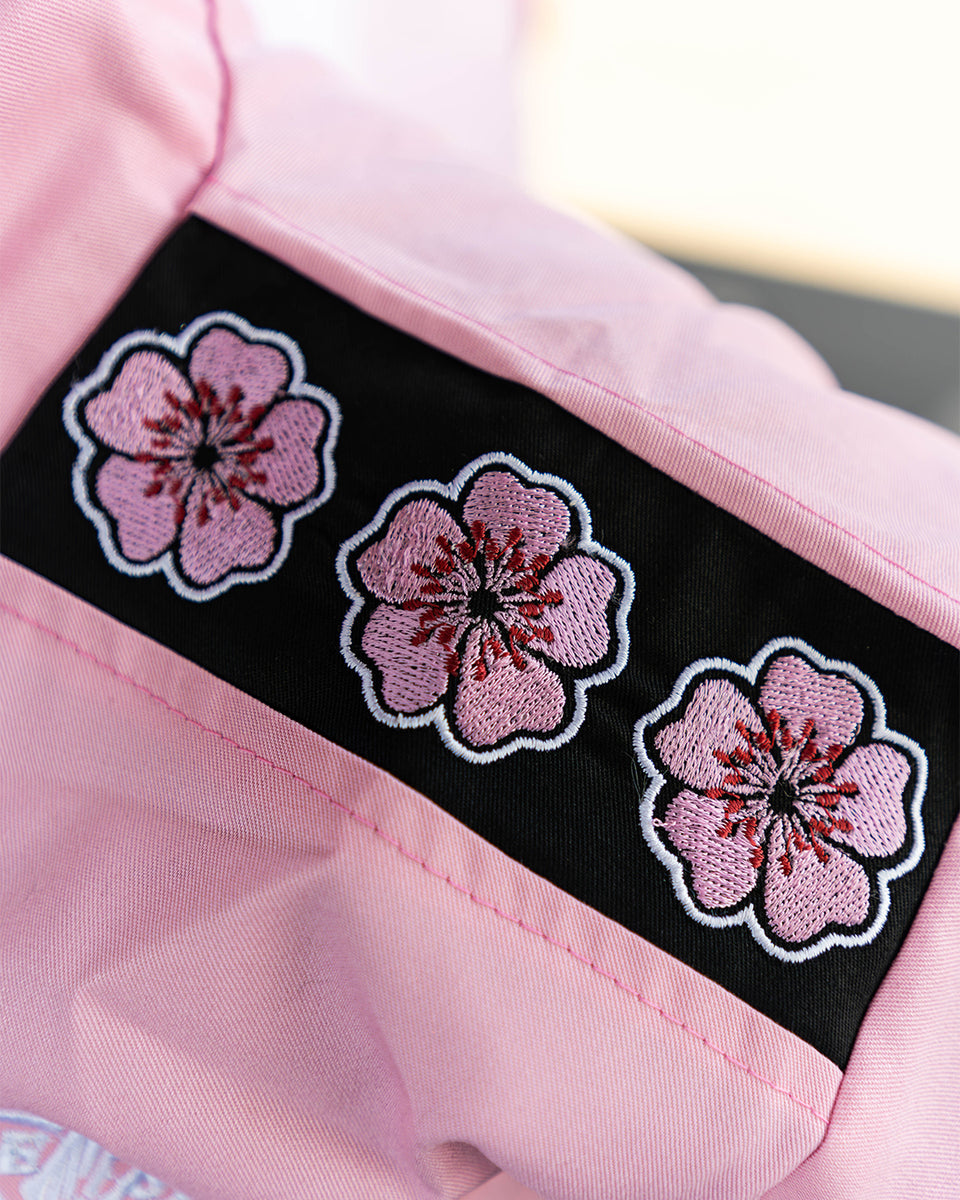 Pink Sakura Racing Checkered Jacket