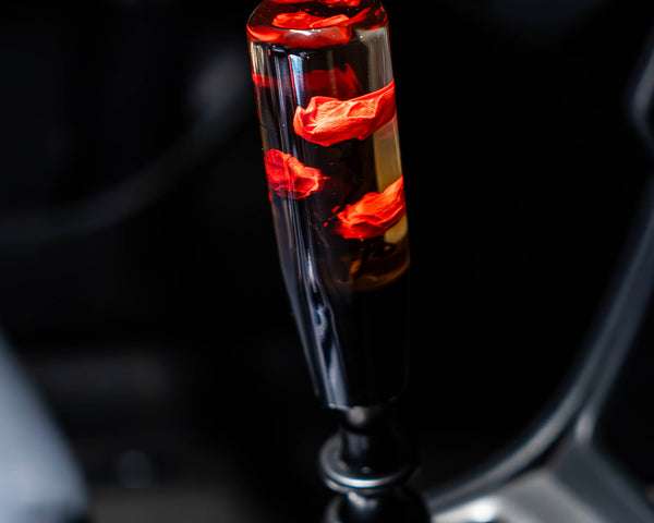 Red Deadly Roses Shift Knob