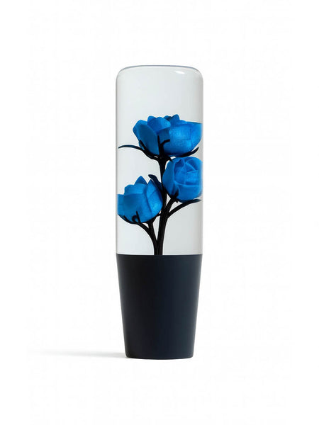Blue Clear Roses Shift Knob
